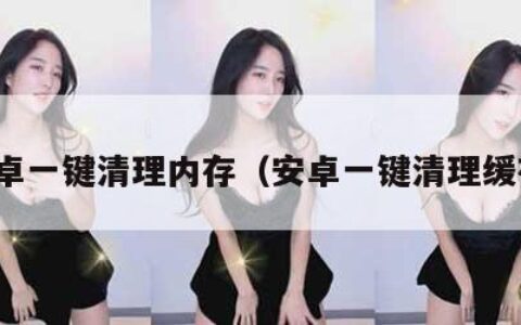 安卓一键清理内存（安卓一键清理缓存）