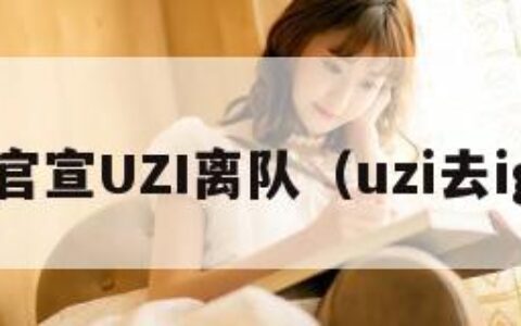 BLG官宣UZI离队（uzi去ig了?）