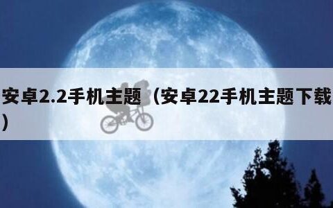 安卓2.2手机主题（安卓22手机主题下载）