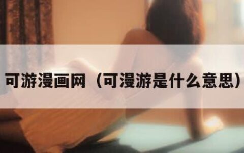 可游漫画网（可漫游是什么意思）