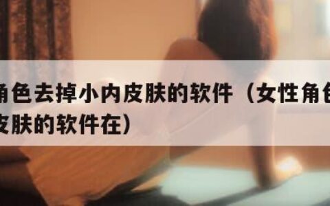 女性角色去掉小内皮肤的软件（女性角色去掉小内皮肤的软件在）