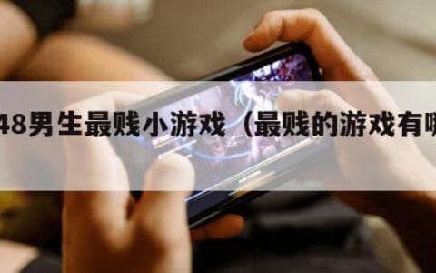 4948男生最贱小游戏（最贱的游戏有哪些）