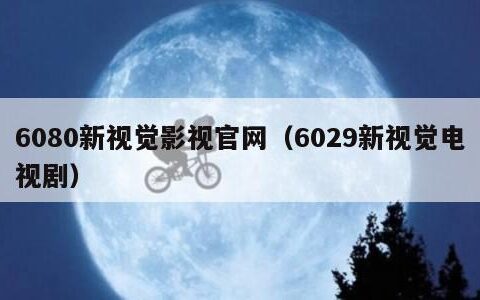 6080新视觉影视官网（6029新视觉电视剧）