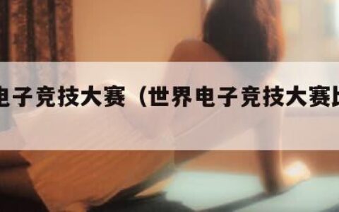 世界电子竞技大赛（世界电子竞技大赛比赛项目）