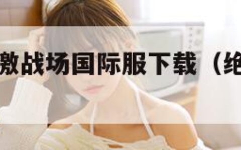 绝地求生刺激战场国际服下载（绝地求生国际服下载）