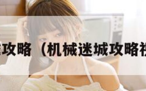 机械迷城攻略（机械迷城攻略视频全部）