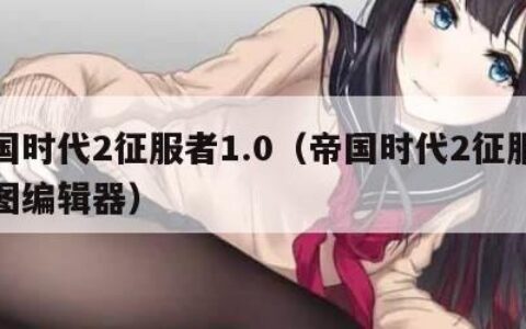 帝国时代2征服者1.0（帝国时代2征服者地图编辑器）