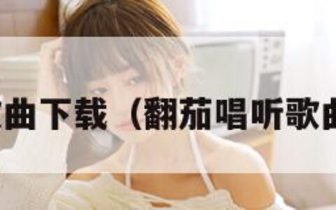 翻唱歌曲下载（翻茄唱听歌曲下载）