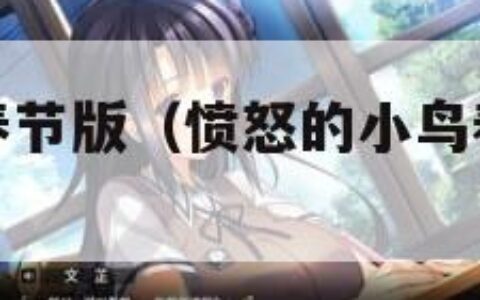 愤怒的小鸟春节版（愤怒的小鸟春节版无限金币）