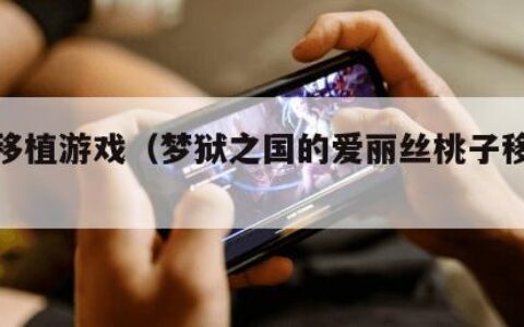 桃子移植游戏（梦狱之国的爱丽丝桃子移植游戏）