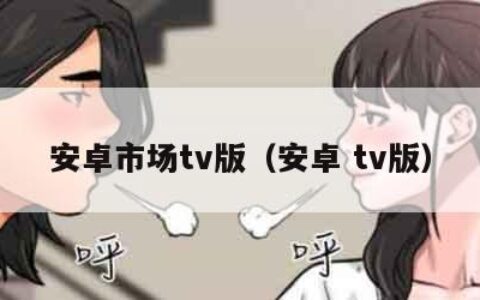 安卓市场tv版（安卓 tv版）