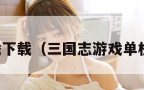 三国志游戏下载（三国志游戏单机版手机版）