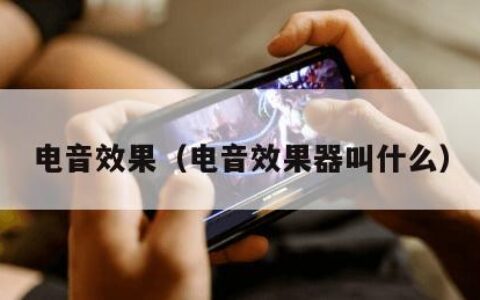 电音效果（电音效果器叫什么）